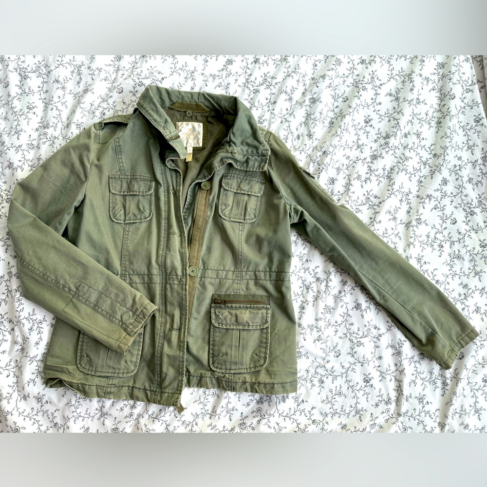 American Eagle Army Green Jacket